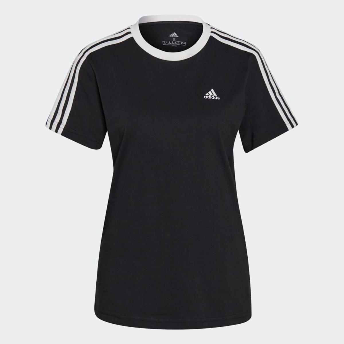 adidas Camiseta 3 Rayas - Negra vista 1