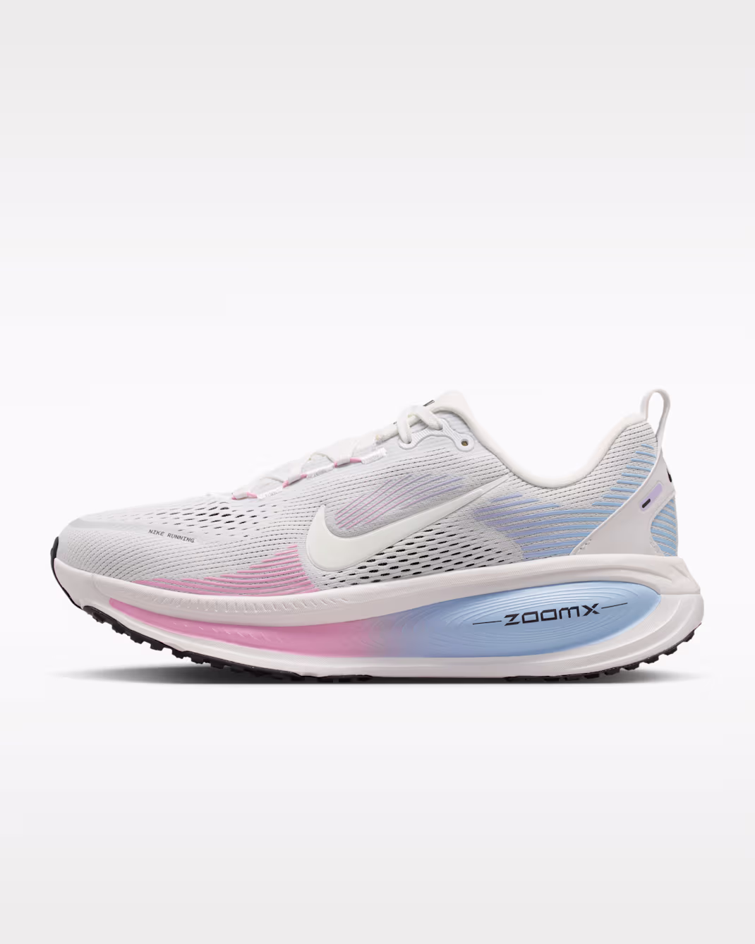 Nike Vomero 18 mujer · Blanco rosa azul — Bajo pedido vista 1