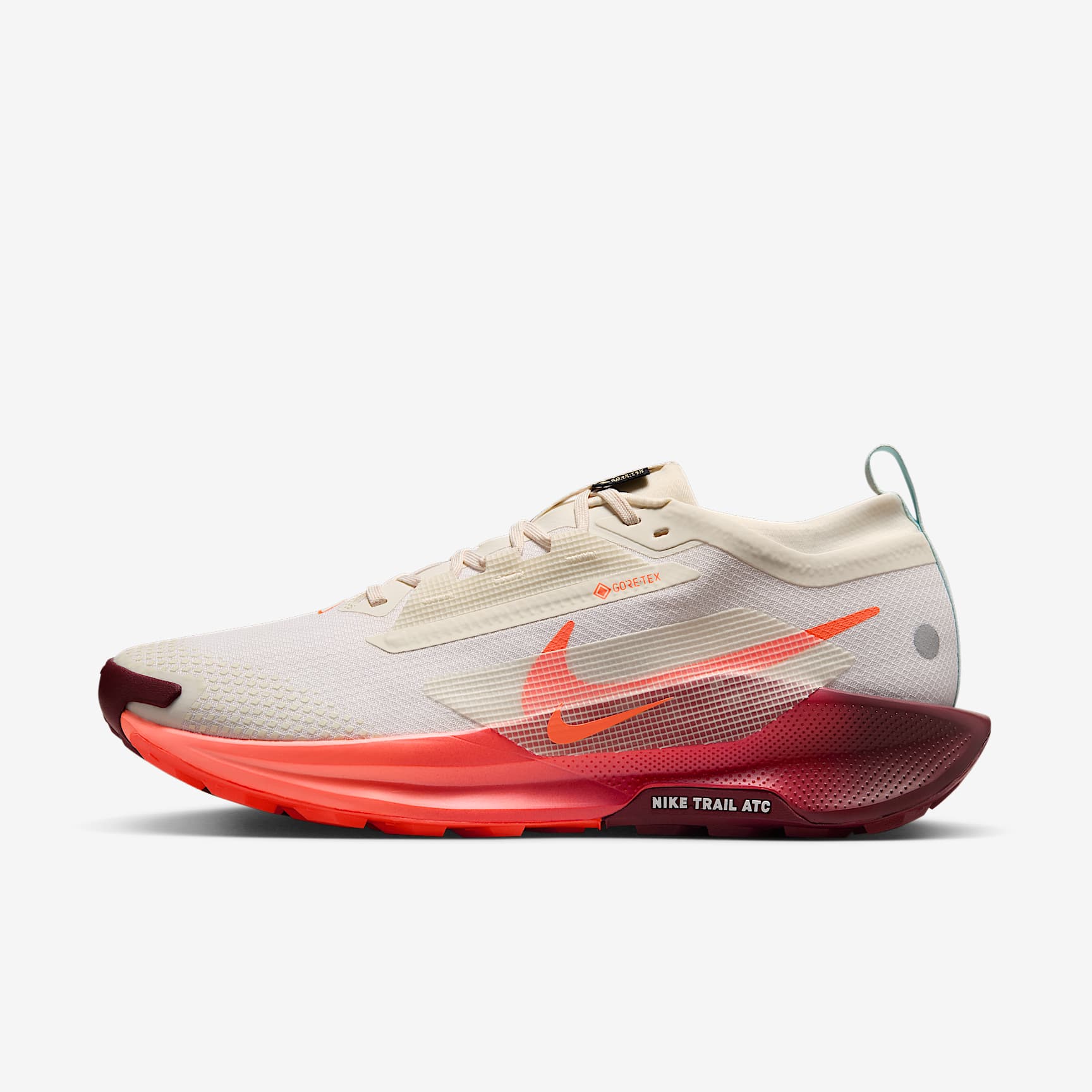 Nike Pegasus Trail 5 GORE-TEX - Crema/Naranja vista 2