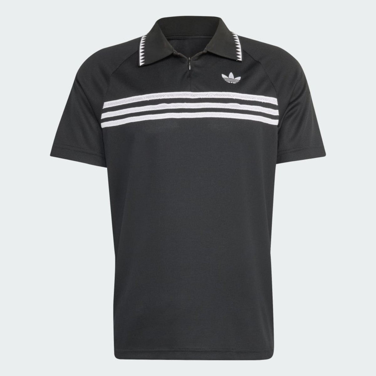 Conjunto adidas BP - Negro/Off White (Polo y Short) vista 1